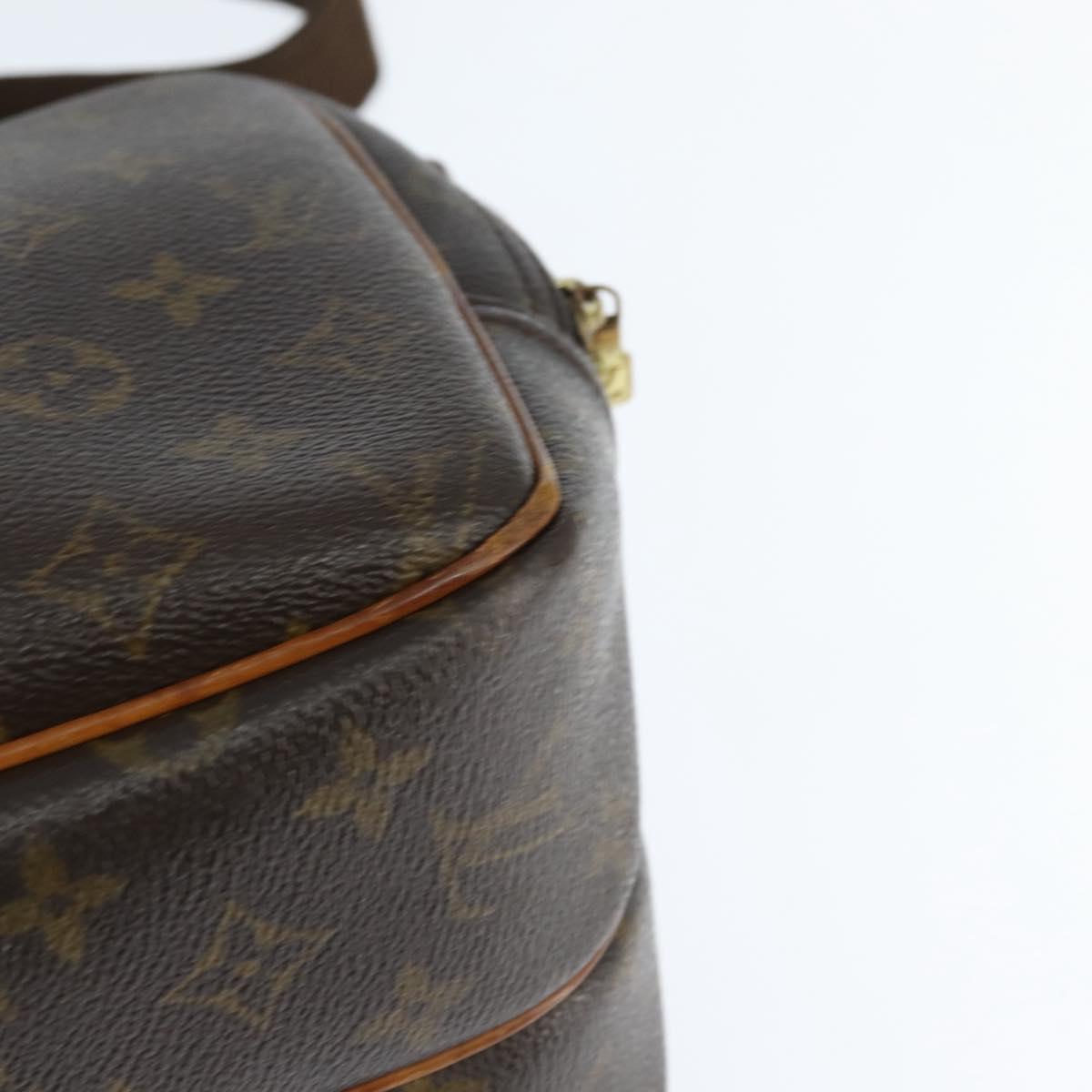 LOUIS VUITTON Monogram Reporter PM Shoulder Bag M45254 LV Auth bs30099