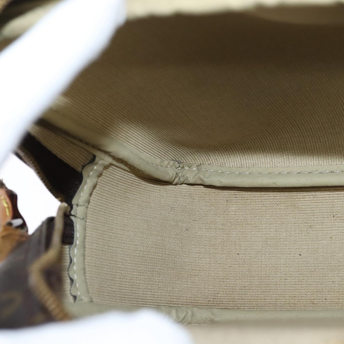 LOUIS VUITTON Monogram Reporter PM Shoulder Bag M45254 LV Auth bs30099