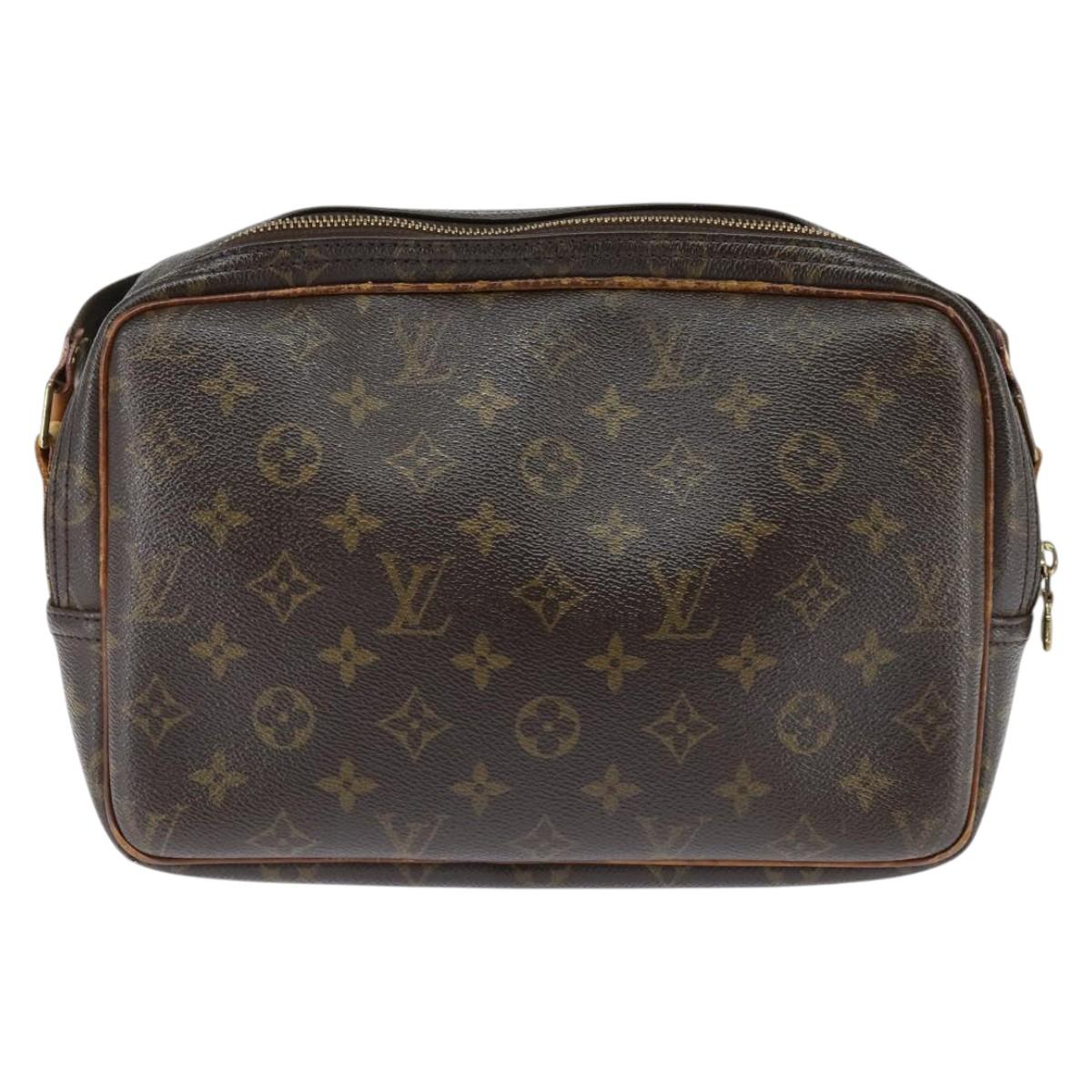LOUIS VUITTON Monogram Reporter PM Shoulder Bag M45254 LV Auth bs30099