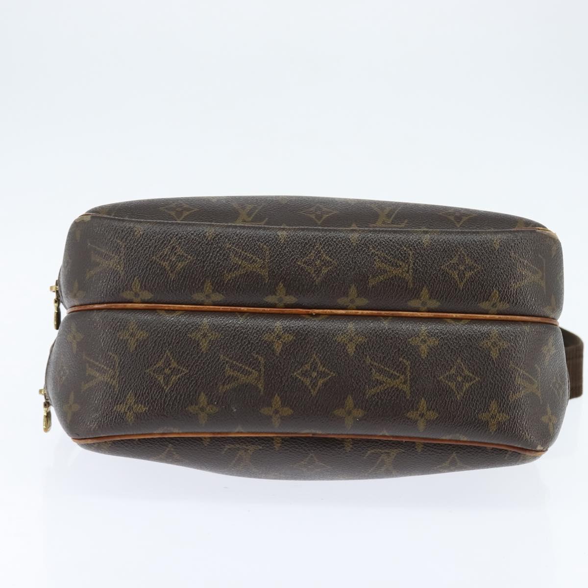 LOUIS VUITTON Monogram Reporter PM Shoulder Bag M45254 LV Auth bs30099
