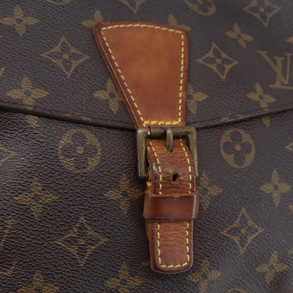 LOUIS VUITTON Monogram Jeune Fille GM Shoulder Bag M51225 LV Auth bs30105