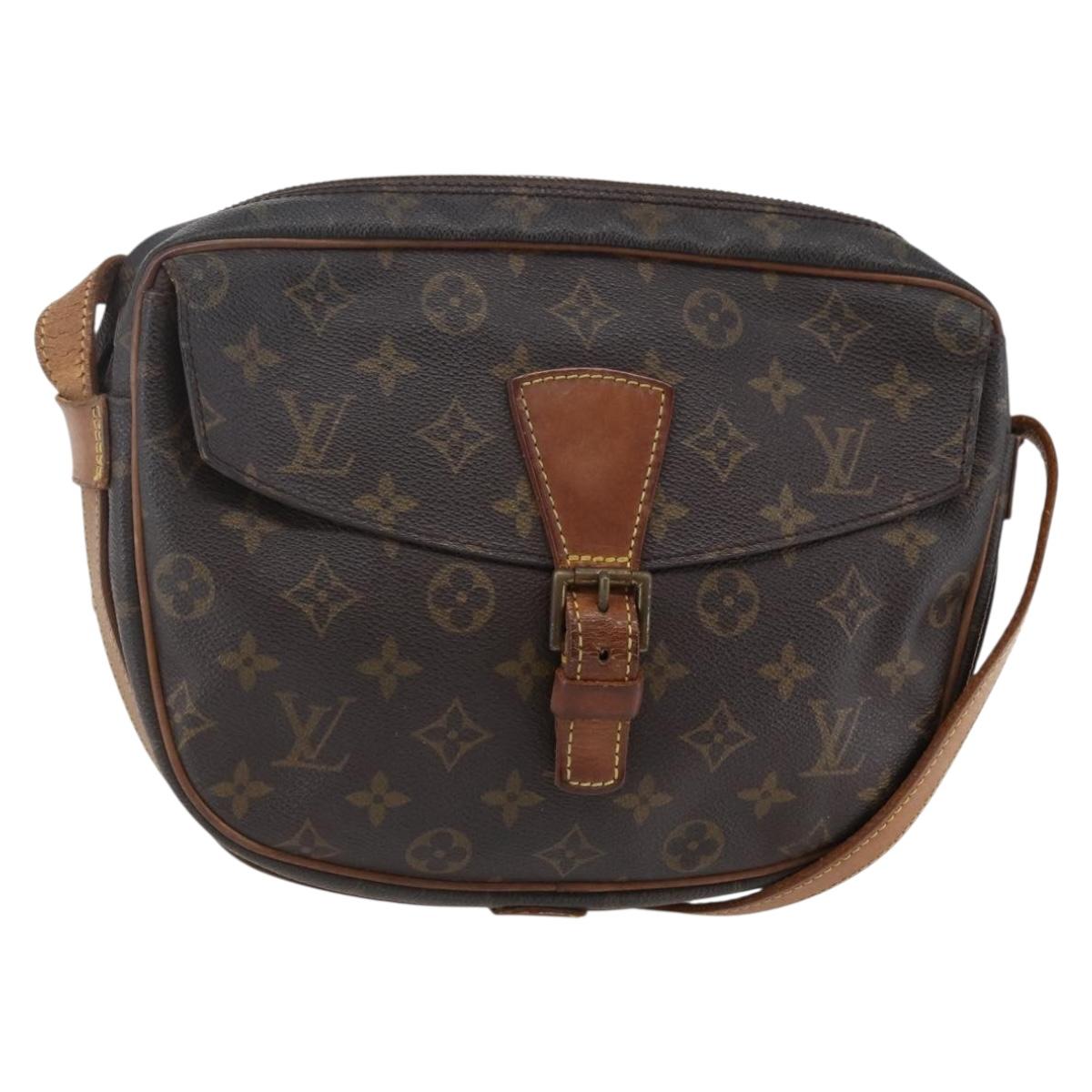 LOUIS VUITTON Monogram Jeune Fille GM Shoulder Bag M51225 LV Auth bs30105