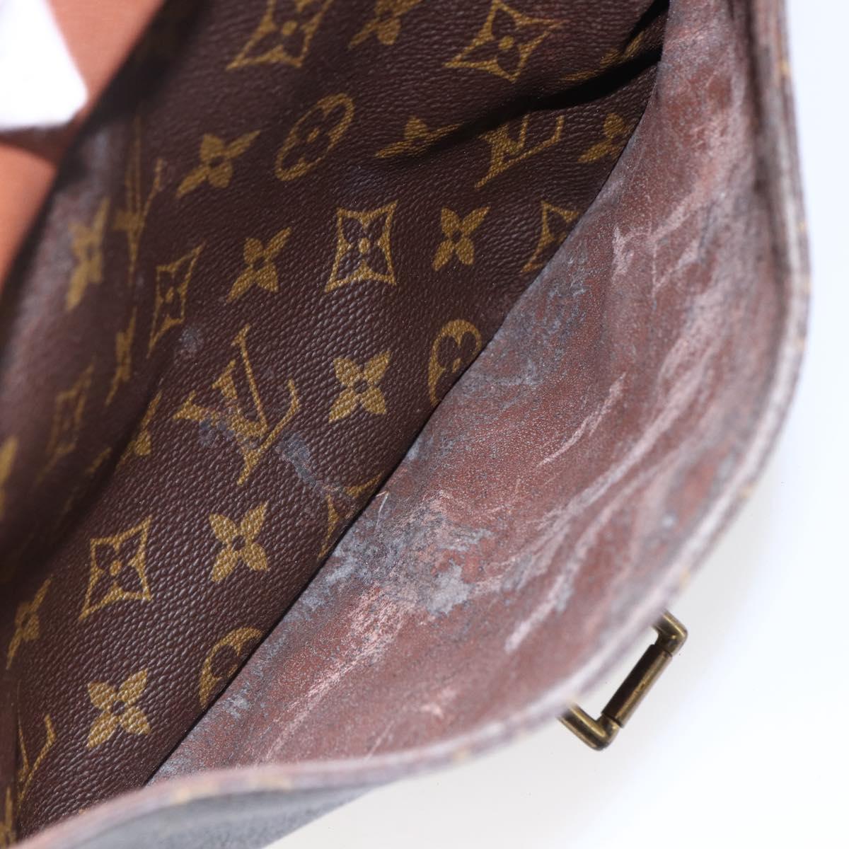 LOUIS VUITTON Monogram Jeune Fille GM Shoulder Bag M51225 LV Auth bs30105