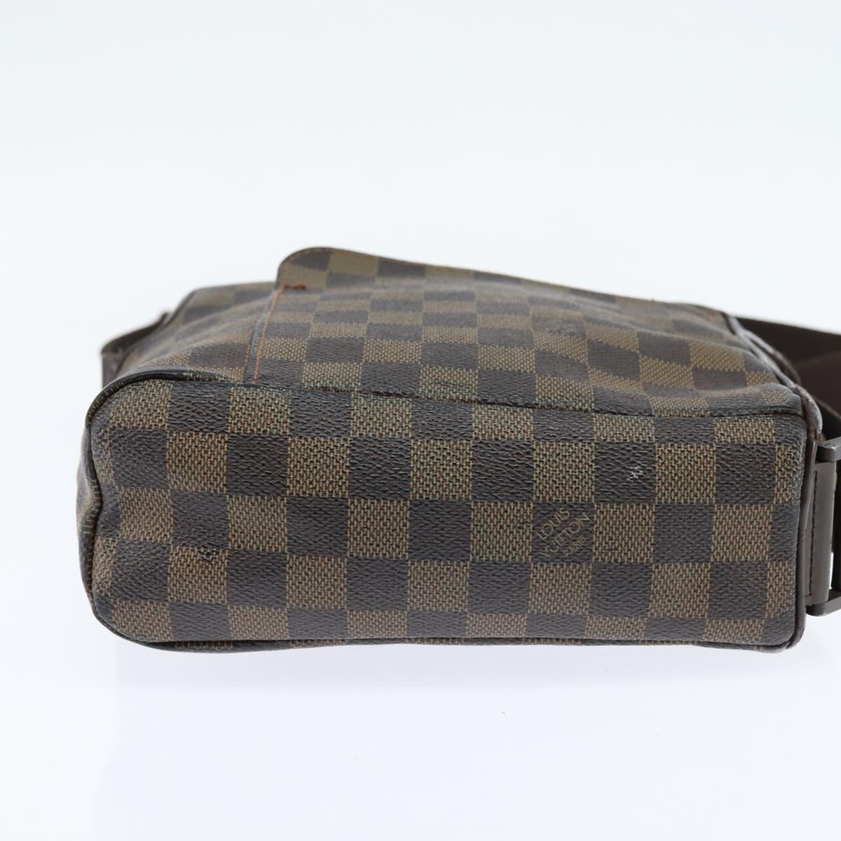 LOUIS VUITTON Damier Ebene Olaf PM Shoulder Bag N41442 LV Auth bs30109