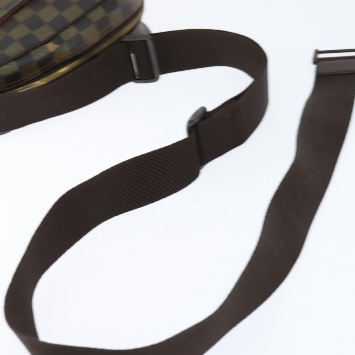 LOUIS VUITTON Damier Ebene Olaf PM Shoulder Bag N41442 LV Auth bs30109