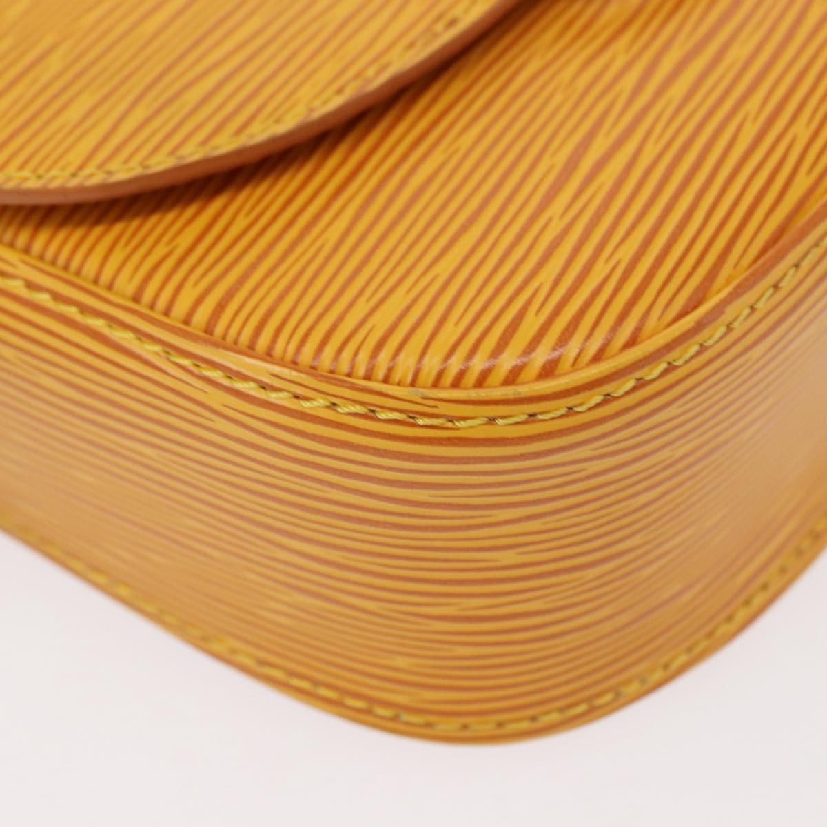LOUIS VUITTON Epi Saint Cloud PM Shoulder Bag Yellow M52219 LV Auth bs30112