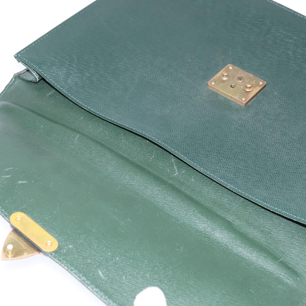 LOUIS VUITTON Taiga ServietteKourad Business Bag Epicea T16786 LV Auth bs30113