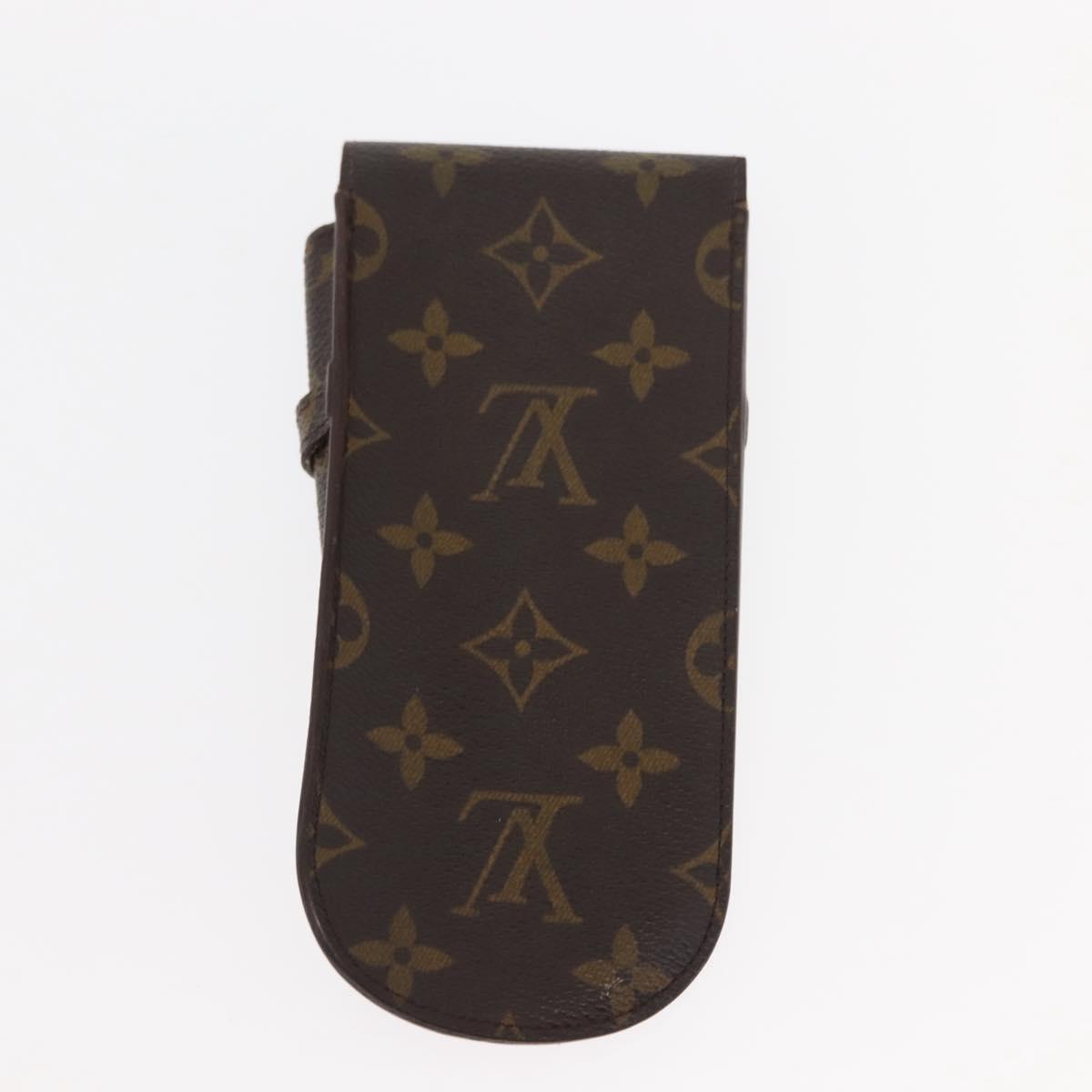 LOUIS VUITTON Monogram Etui Lunette Rabat Glasses Case 2Set M62970 Auth bs30115