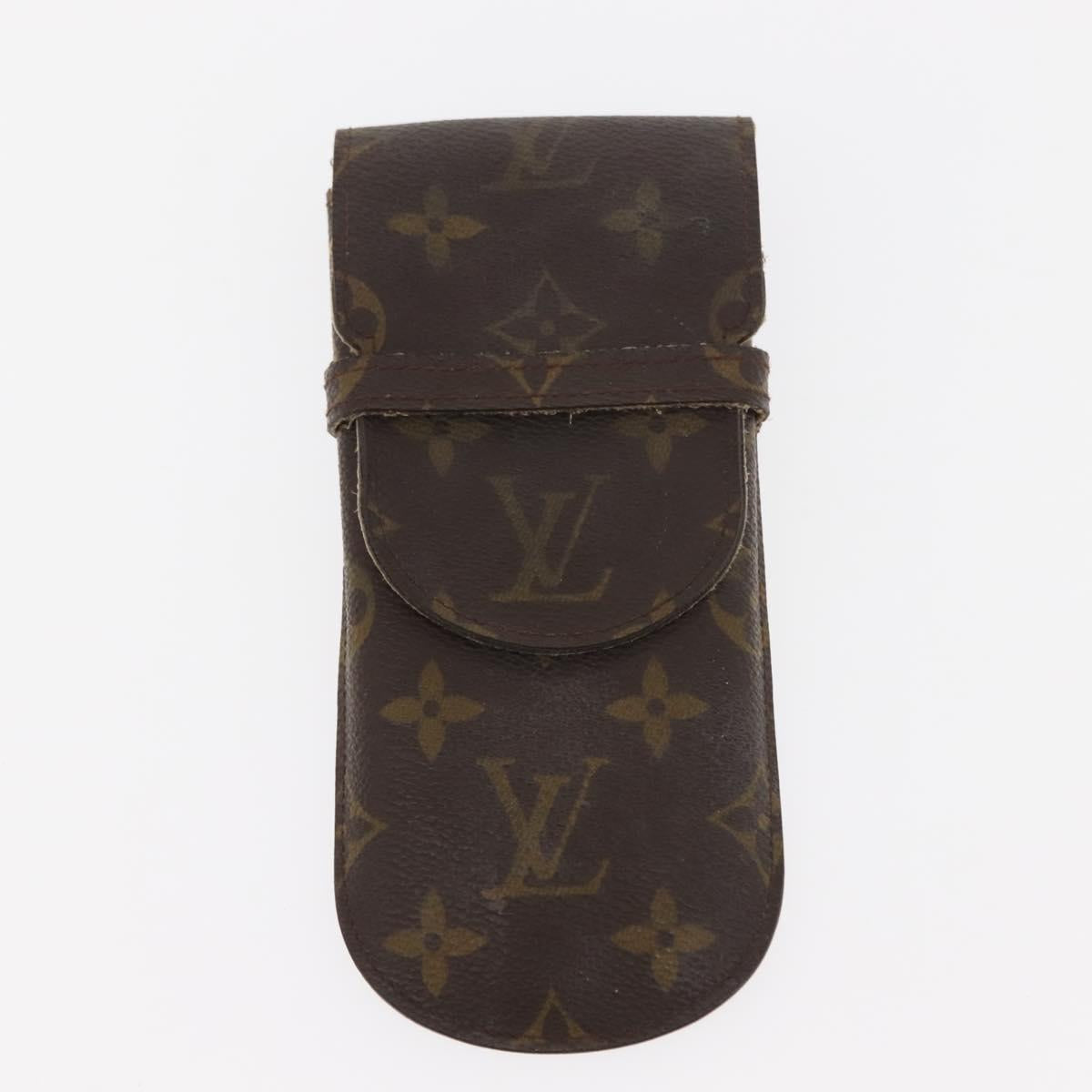 LOUIS VUITTON Monogram Etui Lunette Rabat Glasses Case 2Set M62970 Auth bs30115