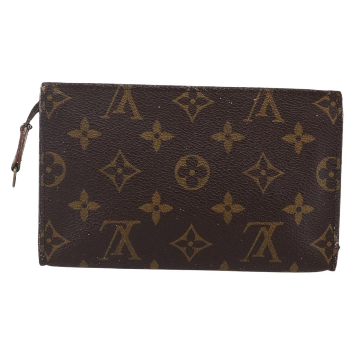 LOUIS VUITTON Monogram Bucket PM Accessory Pouch LV Auth bs30116