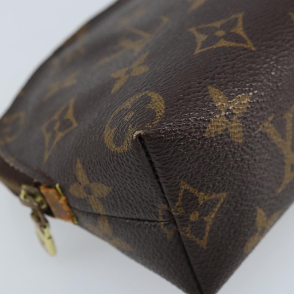 LOUIS VUITTON Monogram Pochette Cosmetic PM Pouch M43998 LV Auth bs30117