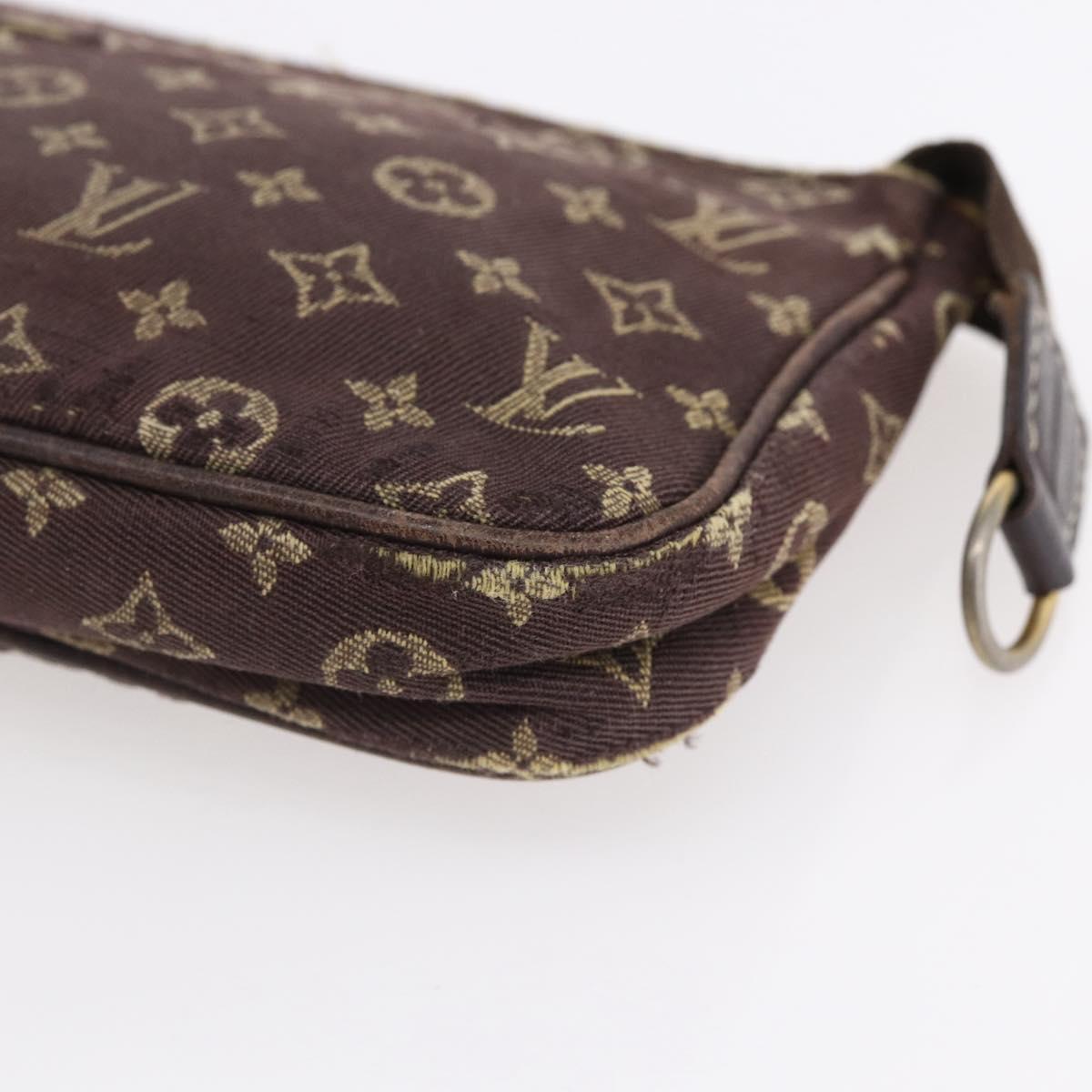 LOUIS VUITTON Monogram Idylle Mini Pochette Pouch Fuzan M62997 LV Auth bs30118