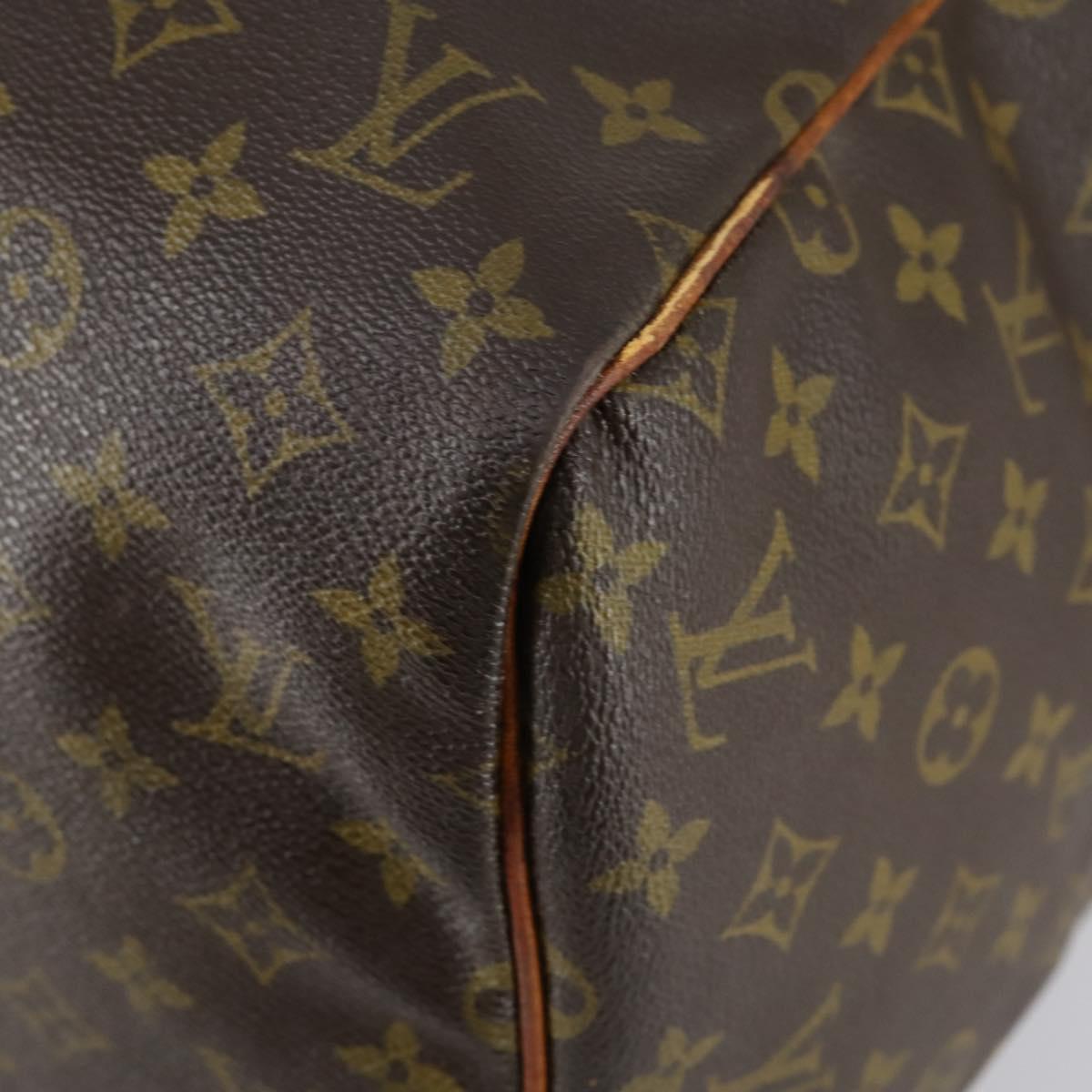 LOUIS VUITTON Monogram Sac Souple 55 Boston Bag M41622 LV Auth bs30141
