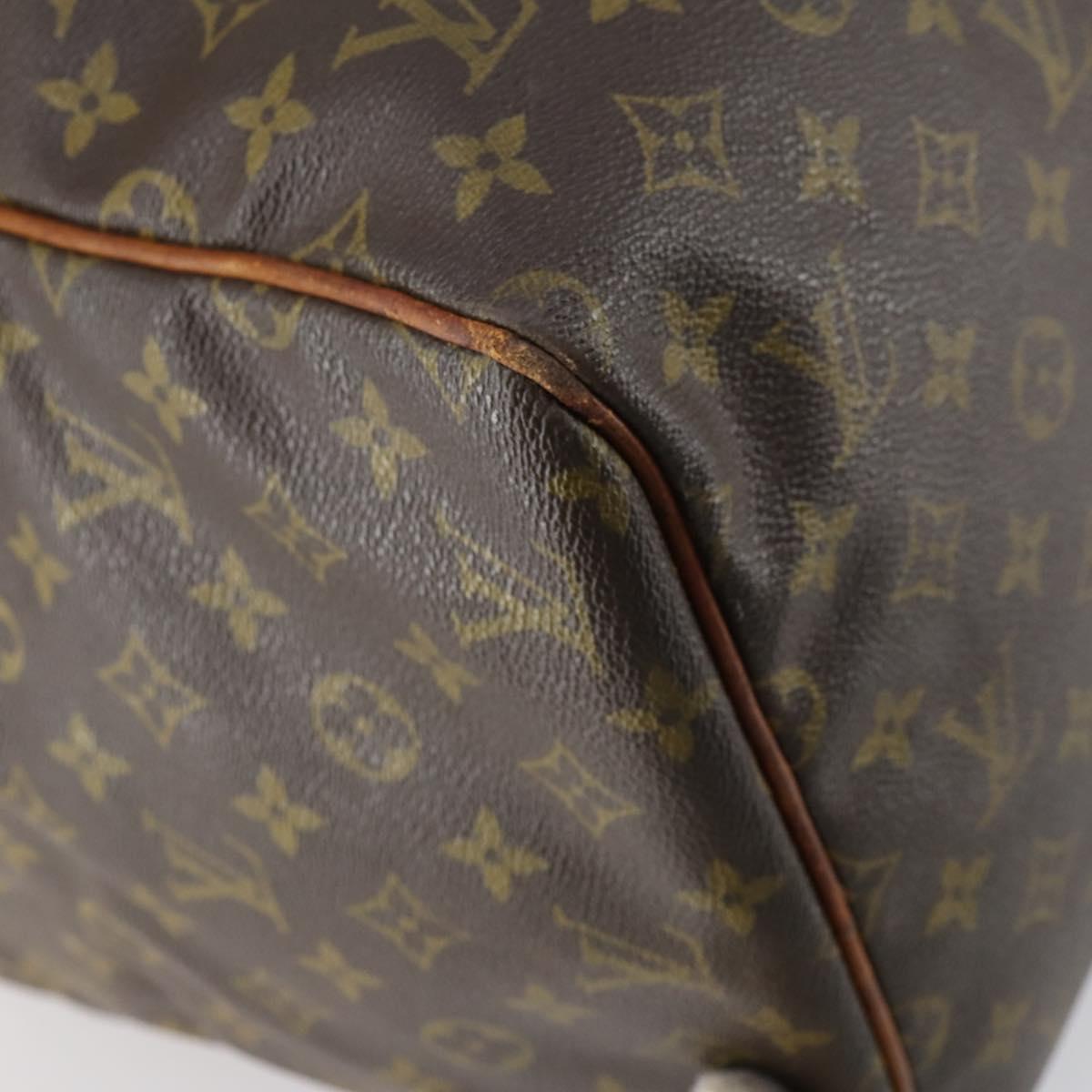 LOUIS VUITTON Monogram Sac Souple 55 Boston Bag M41622 LV Auth bs30141