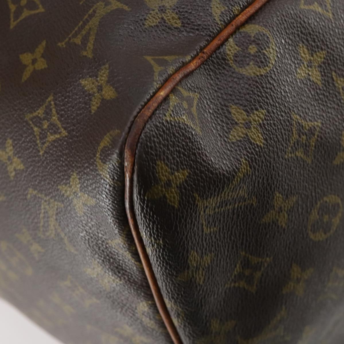 LOUIS VUITTON Monogram Sac Souple 55 Boston Bag M41622 LV Auth bs30141