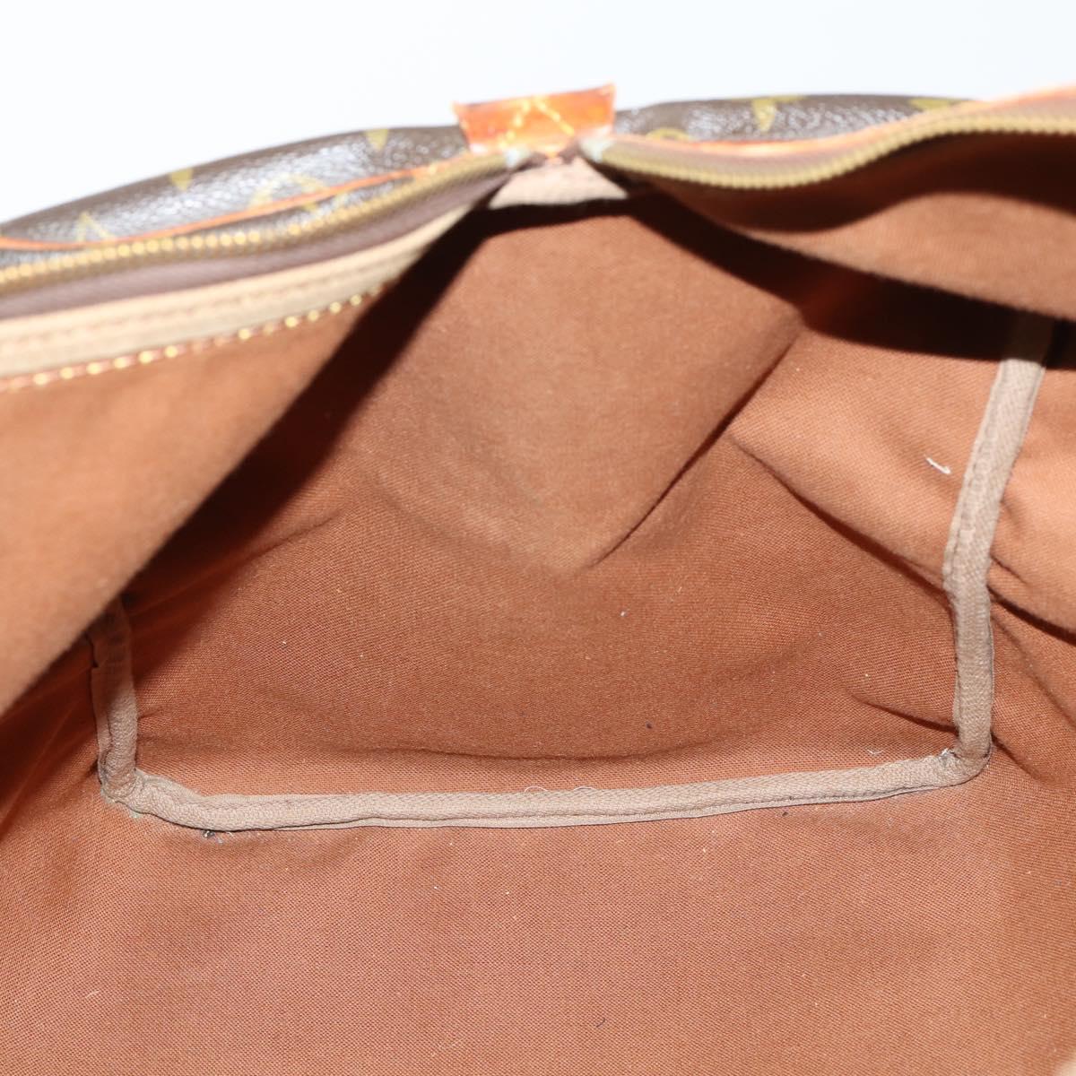 LOUIS VUITTON Monogram Sac Souple 55 Boston Bag M41622 LV Auth bs30141