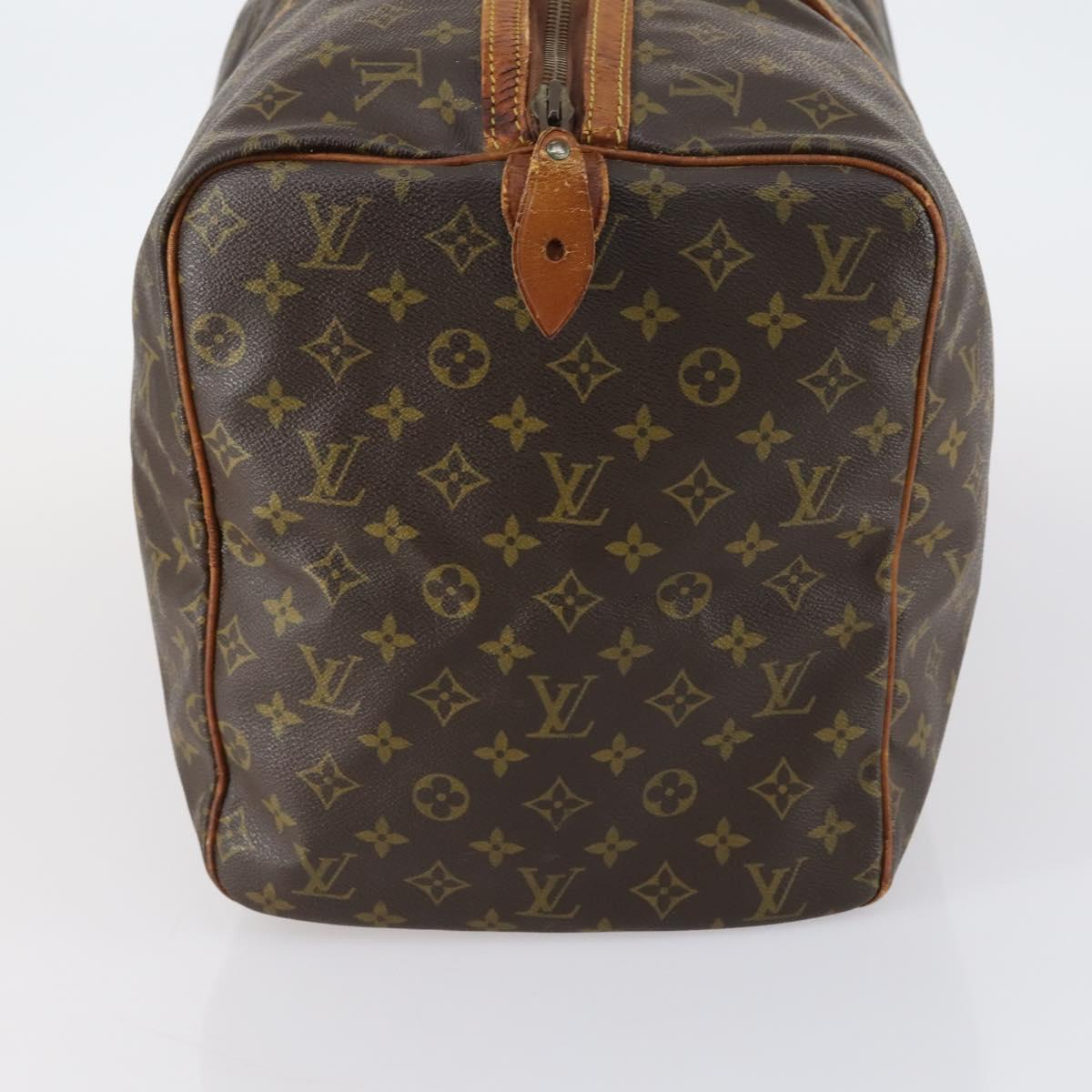 LOUIS VUITTON Monogram Sac Souple 55 Boston Bag M41622 LV Auth bs30141