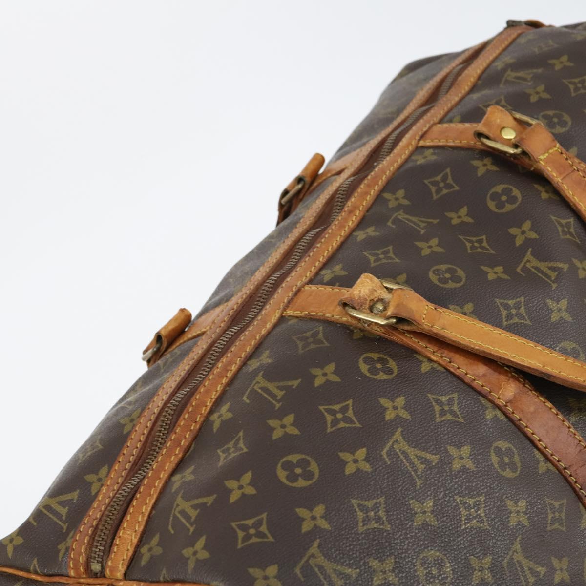 LOUIS VUITTON Monogram Sac Souple 55 Boston Bag M41622 LV Auth bs30141