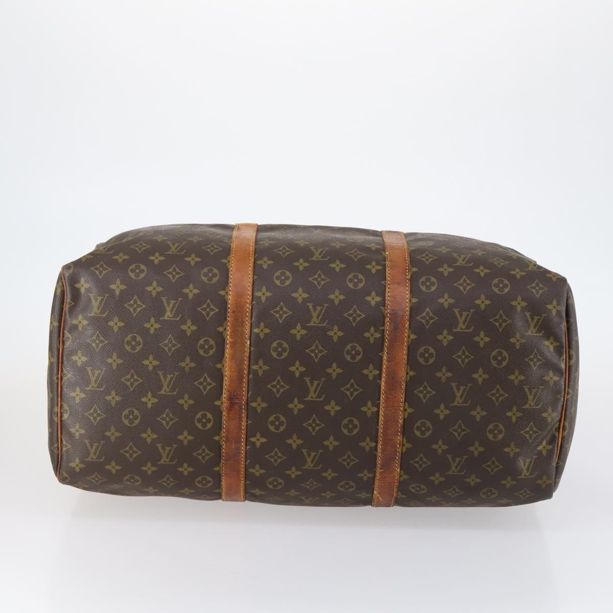LOUIS VUITTON Monogram Sac Souple 55 Boston Bag M41622 LV Auth bs30141