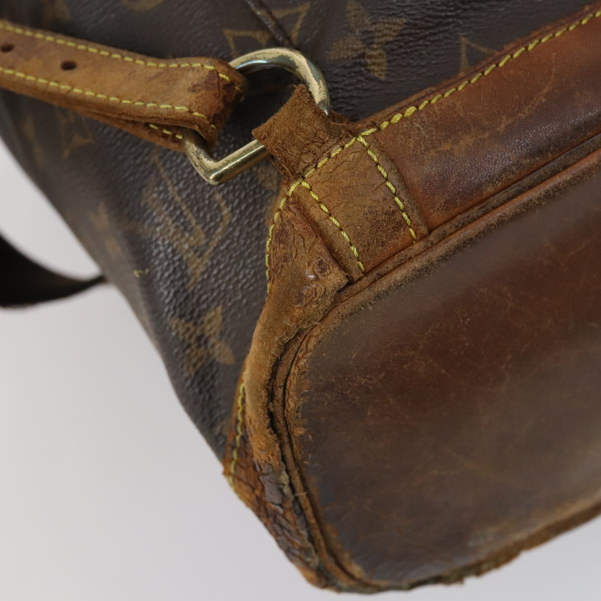 LOUIS VUITTON Monogram Montsouris GM Backpack M51135 LV Auth bs30142