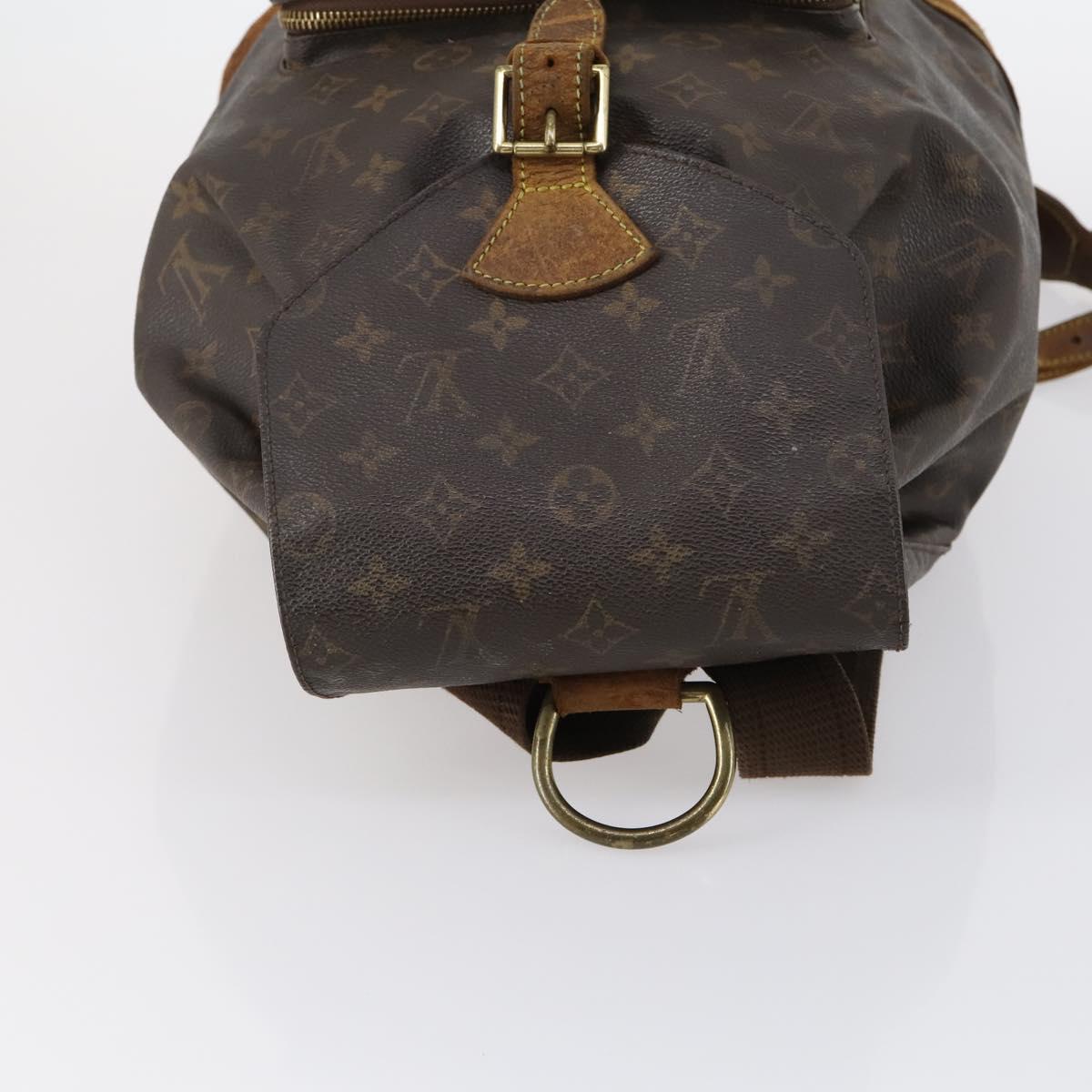 LOUIS VUITTON Monogram Montsouris GM Backpack M51135 LV Auth bs30142
