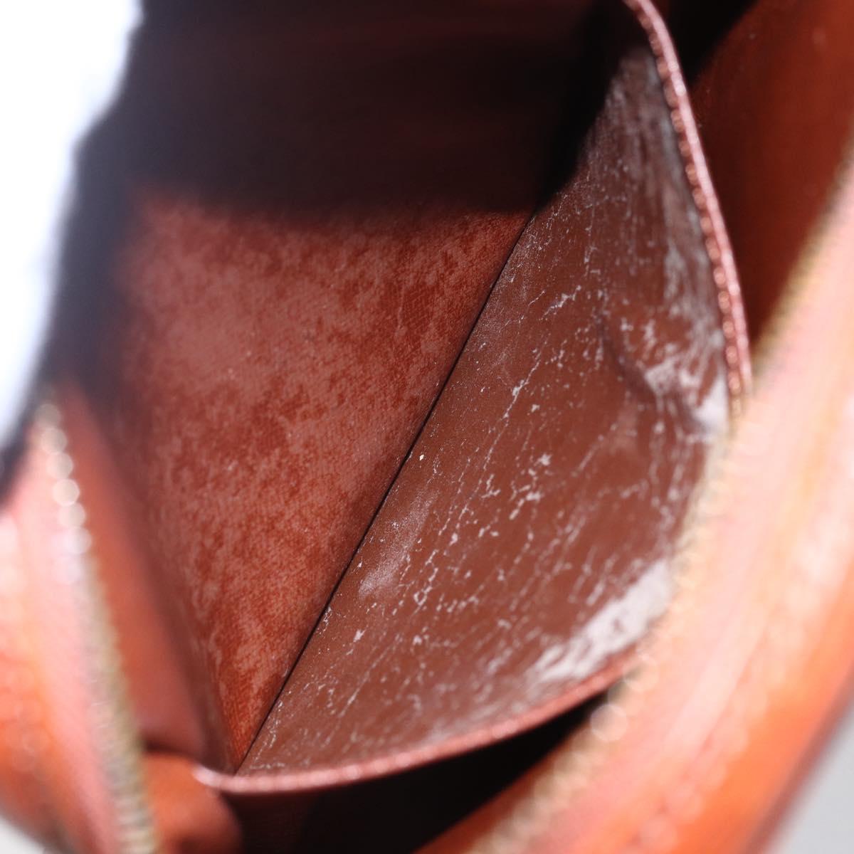 LOUIS VUITTON Epi Danube Shoulder Bag Brown M51694 LV Auth bs30146