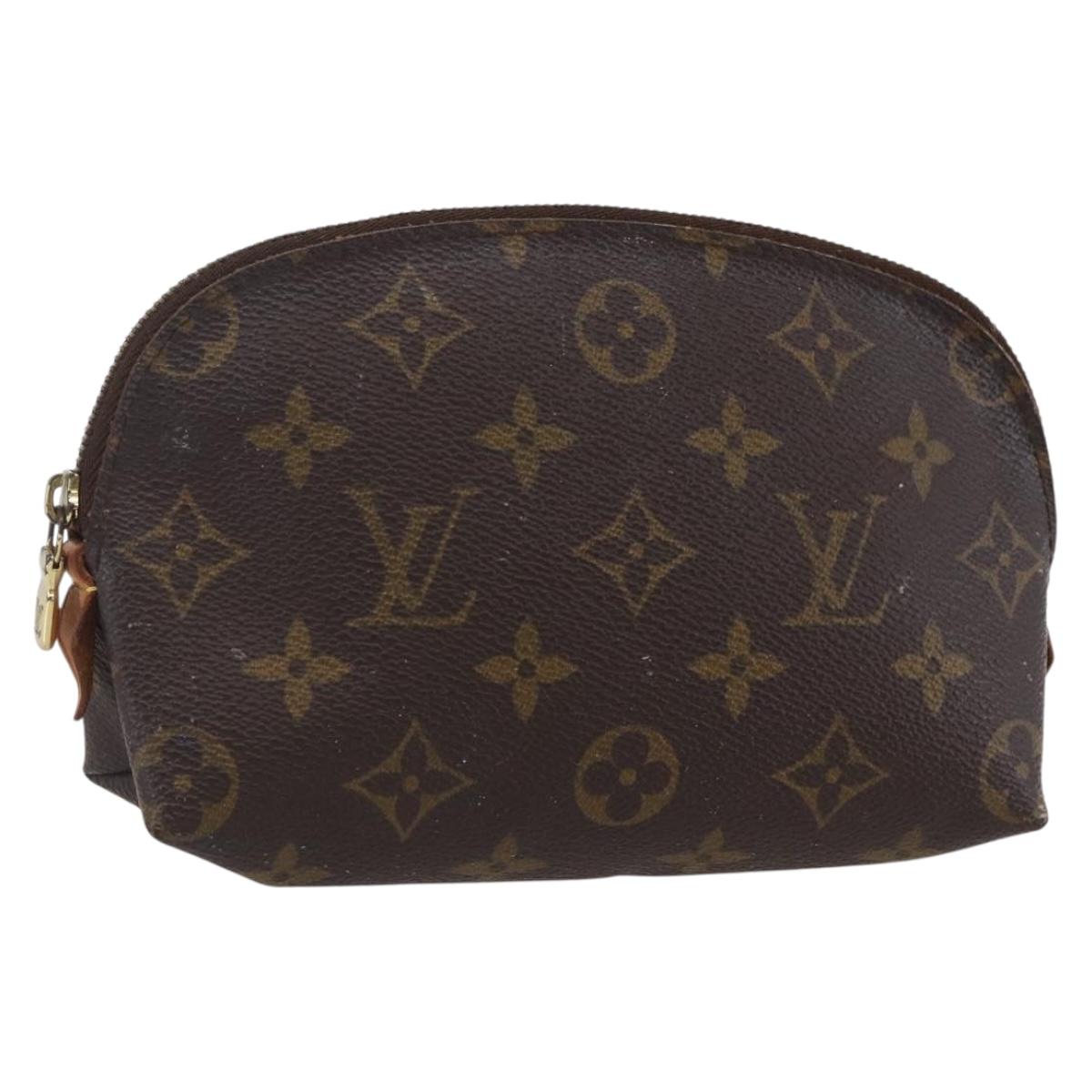 LOUIS VUITTON Monogram Pochette Cosmetic PM Pouch M43998 LV Auth bs30147