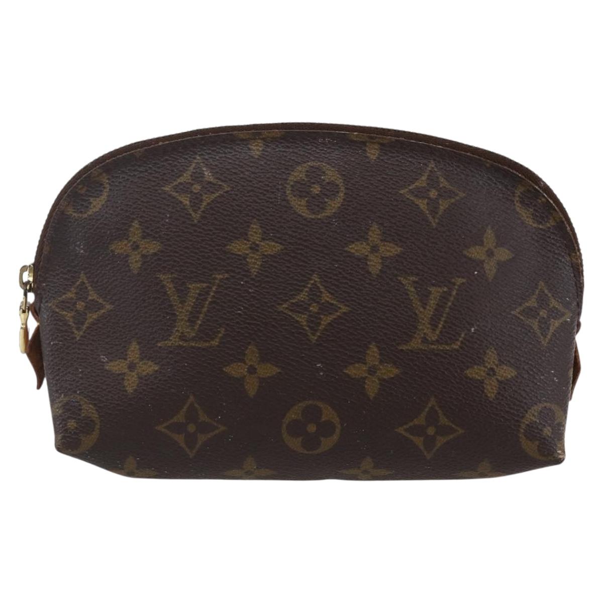 LOUIS VUITTON Monogram Pochette Cosmetic PM Pouch M43998 LV Auth bs30147