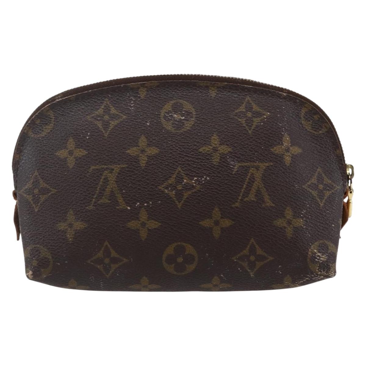 LOUIS VUITTON Monogram Pochette Cosmetic PM Pouch M43998 LV Auth bs30147