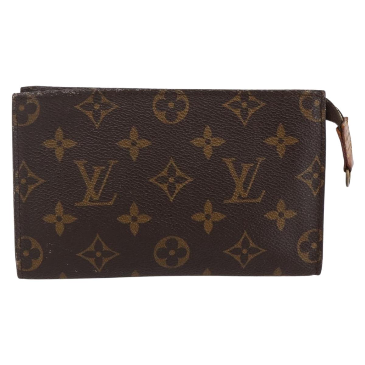 LOUIS VUITTON Monogram Bucket PM Accessory Pouch LV Auth bs30148