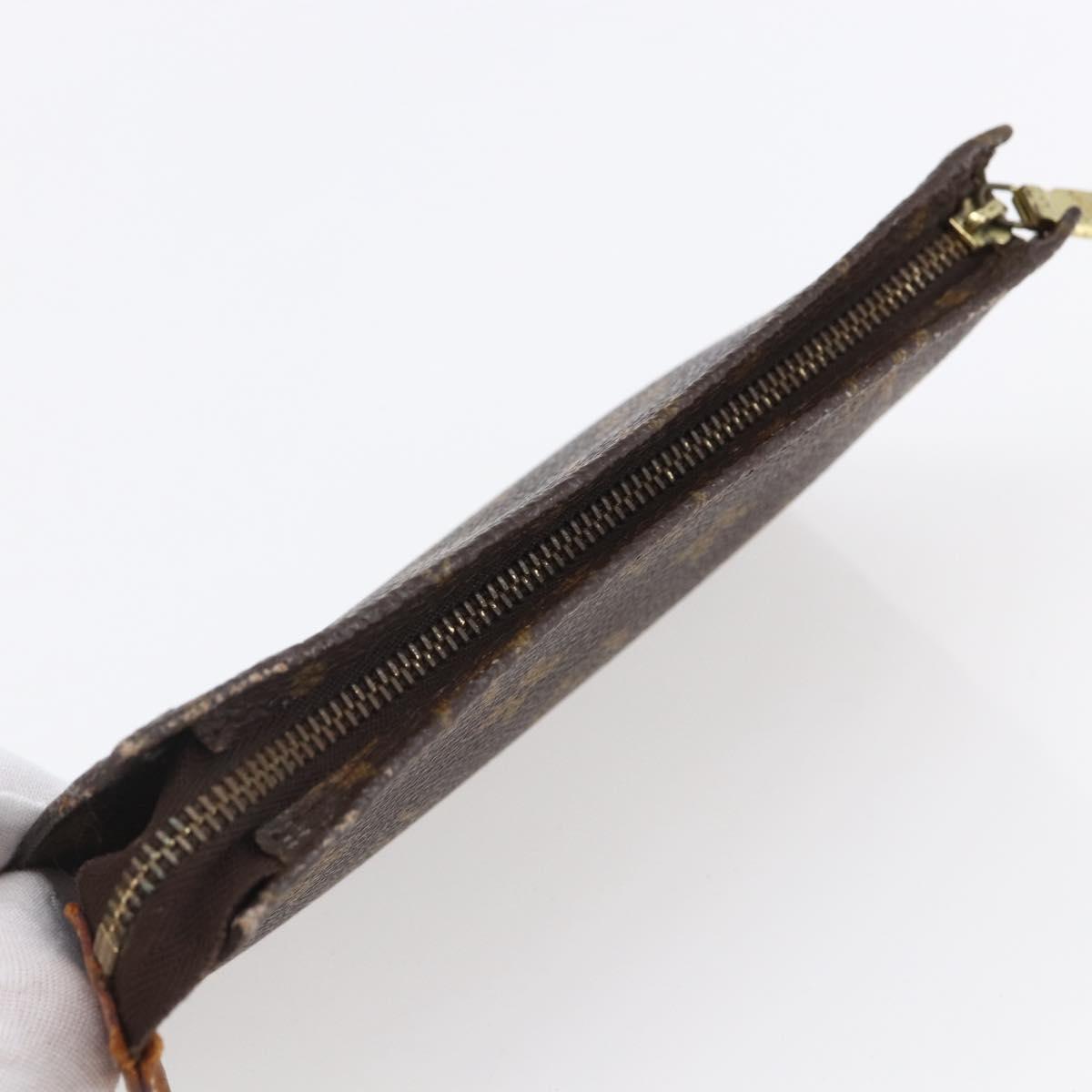 LOUIS VUITTON Monogram Bucket PM Accessory Pouch LV Auth bs30148