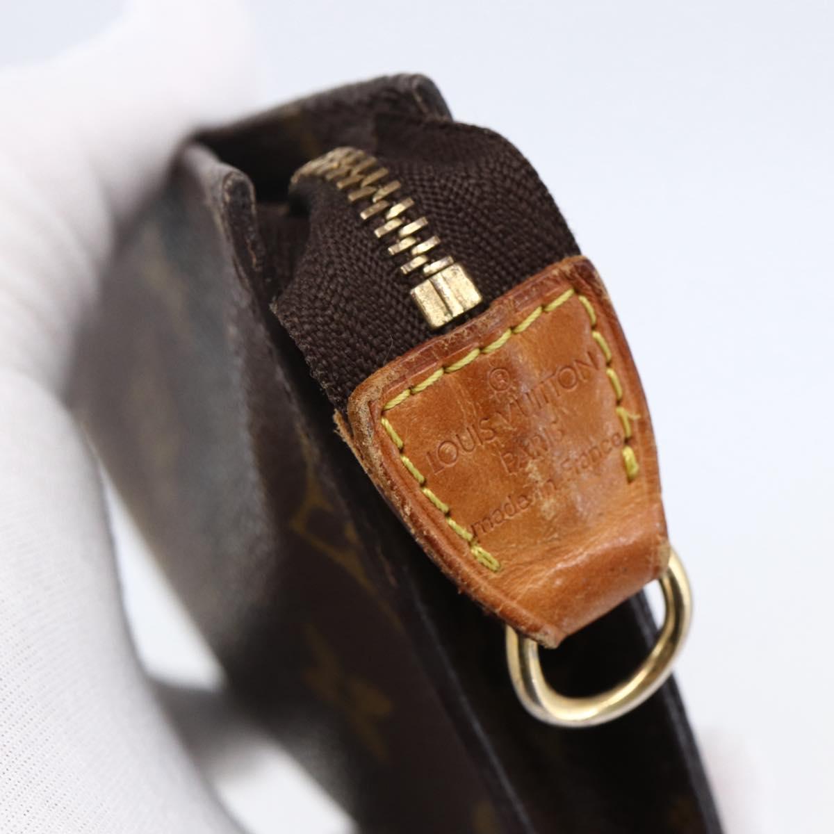 LOUIS VUITTON Monogram Bucket PM Accessory Pouch LV Auth bs30149