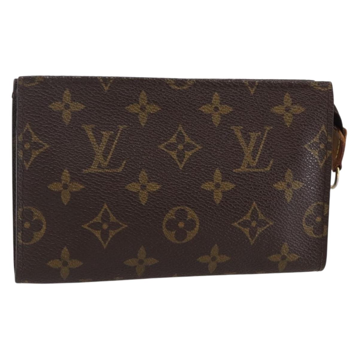 LOUIS VUITTON Monogram Bucket PM Accessory Pouch LV Auth bs30149