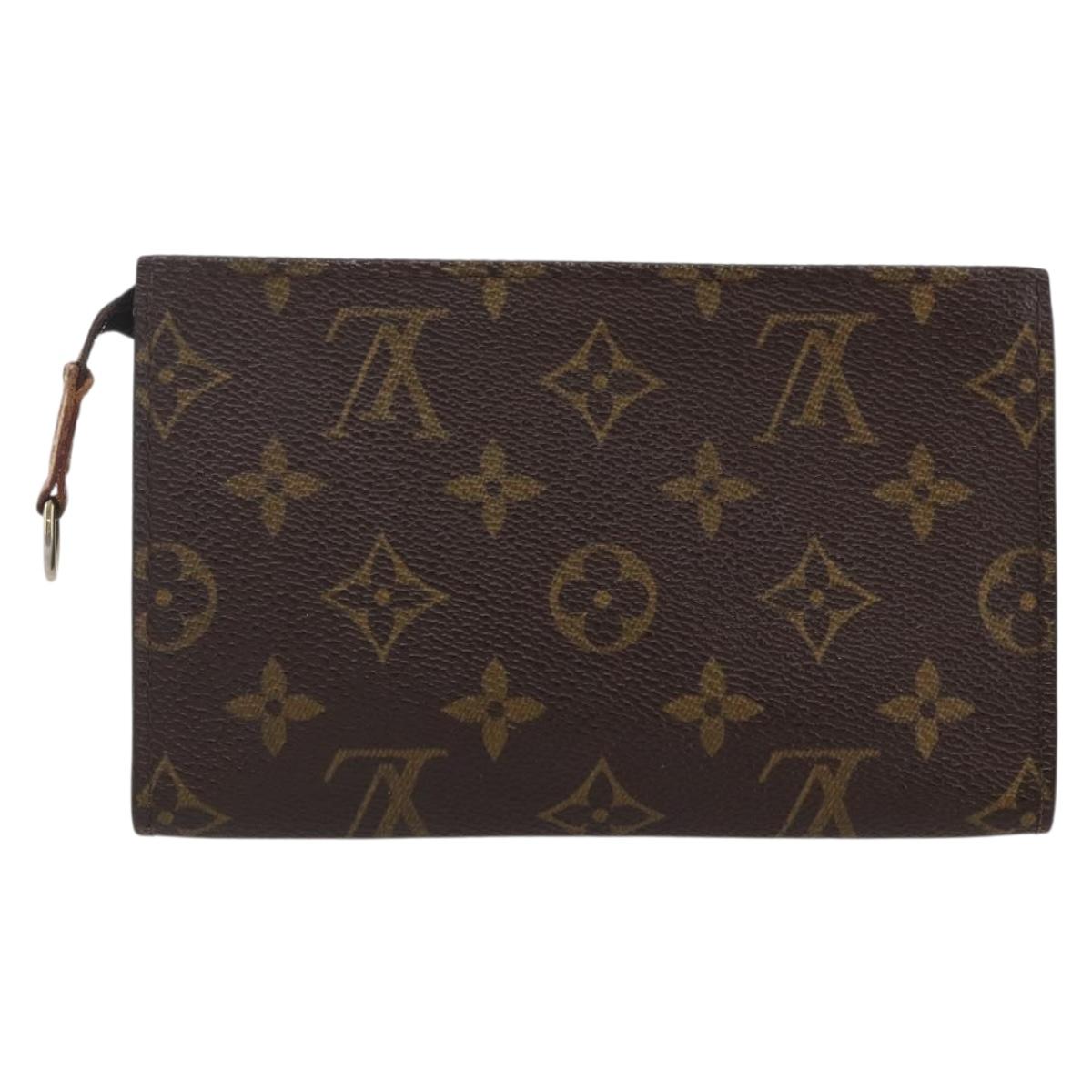 LOUIS VUITTON Monogram Bucket PM Accessory Pouch LV Auth bs30149