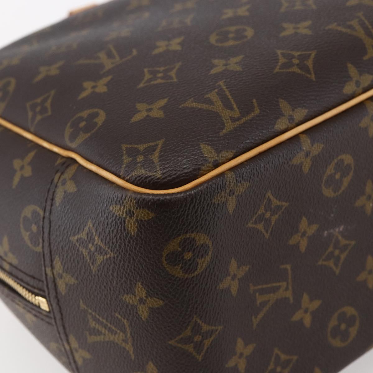 LOUIS VUITTON Monogram Deauville Hand Bag M47270 LV Auth bs30150