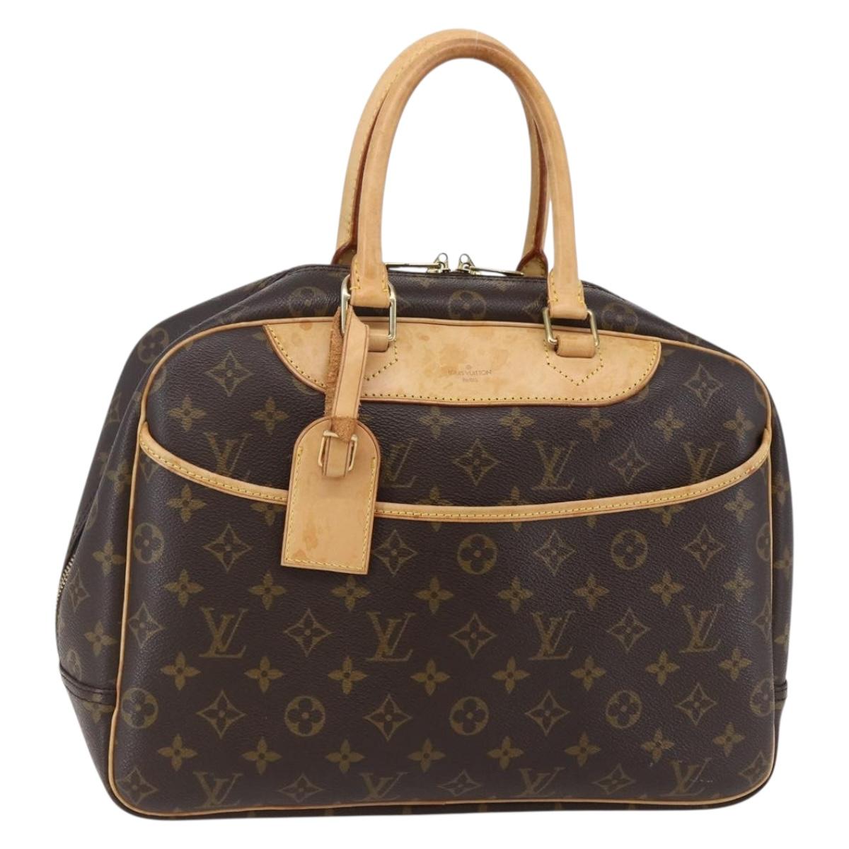 LOUIS VUITTON Monogram Deauville Hand Bag M47270 LV Auth bs30150