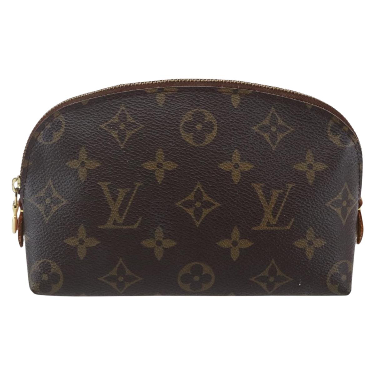 LOUIS VUITTON Monogram Pochette Cosmetic PM Pouch M43998 LV Auth bs30164