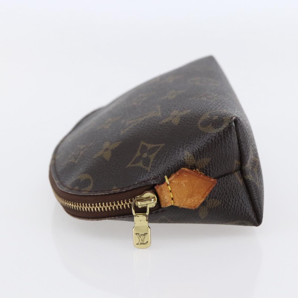 LOUIS VUITTON Monogram Pochette Cosmetic PM Pouch M43998 LV Auth bs30164