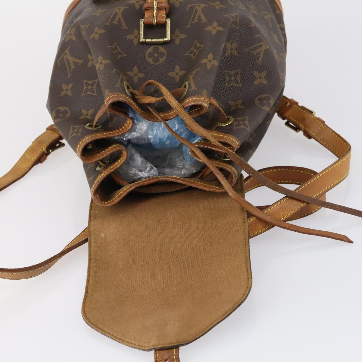 LOUIS VUITTON Monogram Montsouris MM Backpack M51136 LV Auth bs30167