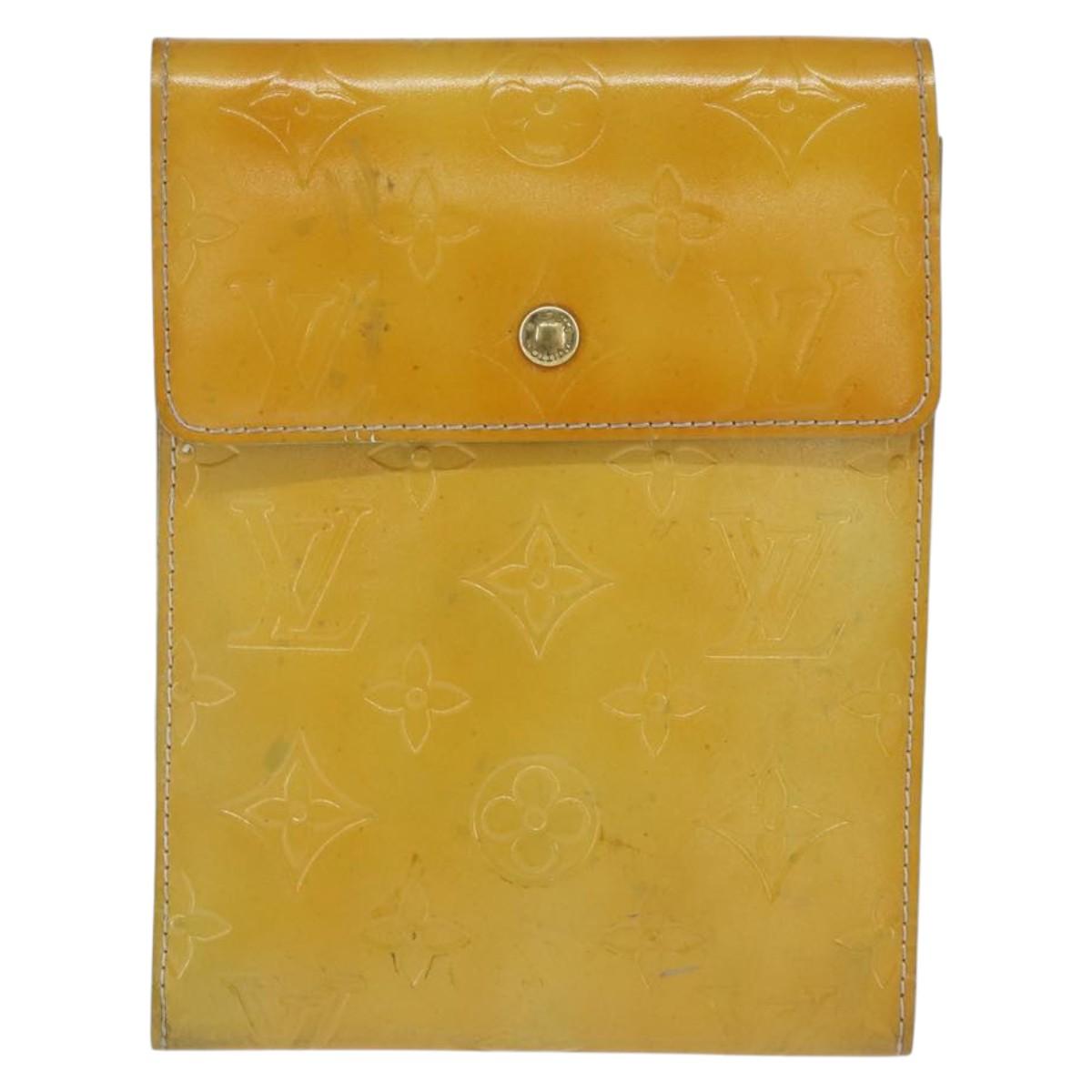 LOUIS VUITTON Monogram Vernis Kenmare Shoulder Bag Gris M91060 LV Auth bs30168