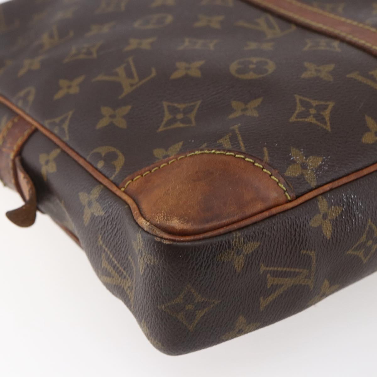 LOUIS VUITTON Monogram Porte Documents Voyage Business Bag M52005 Auth bs30172