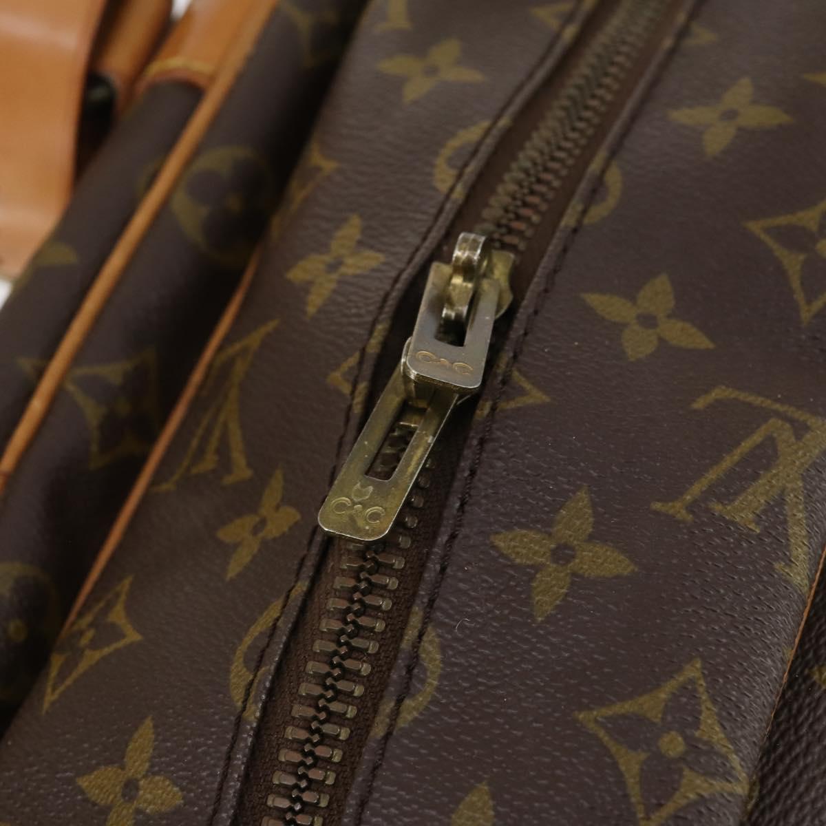 LOUIS VUITTON Monogram Sac Tennis Boston Bag LV Auth bs30174