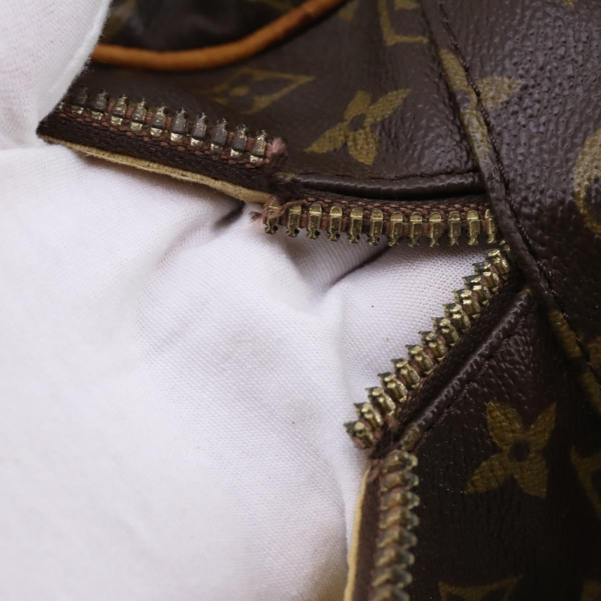 LOUIS VUITTON Monogram Sac Tennis Boston Bag LV Auth bs30175