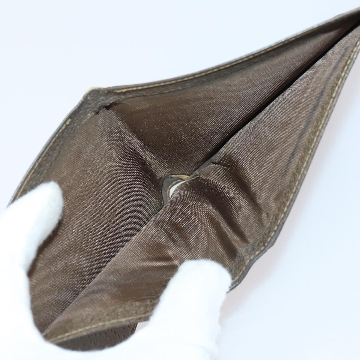 GUCCI Wallet Leather 7Set Black Brown Auth bs30188