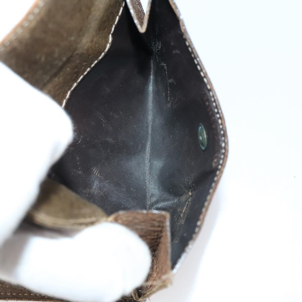 GUCCI Wallet Leather 7Set Black Brown Auth bs30188