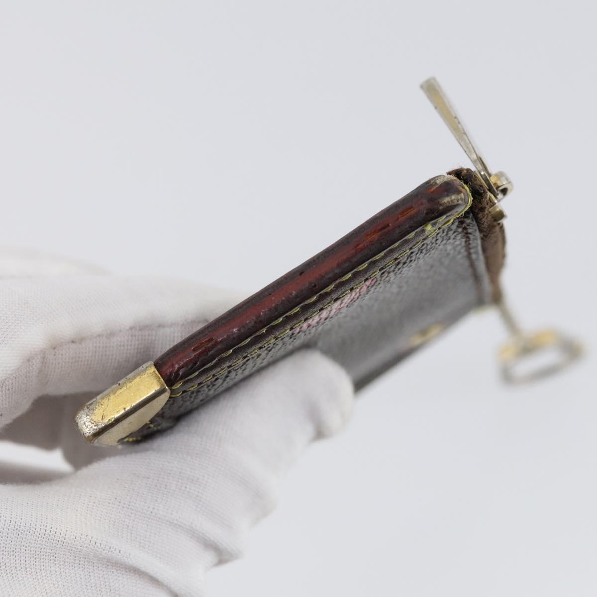 LOUIS VUITTON Monogram Epi Coin Purse 3 Set Blue Black LV Auth bs30196