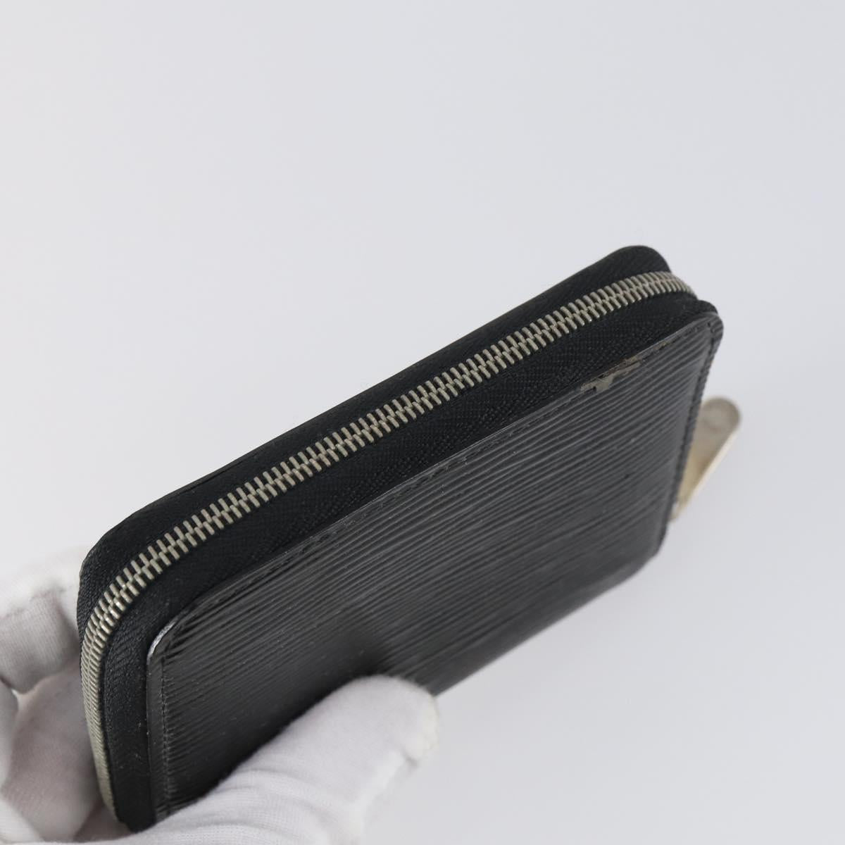 LOUIS VUITTON Monogram Epi Coin Purse 3 Set Blue Black LV Auth bs30196