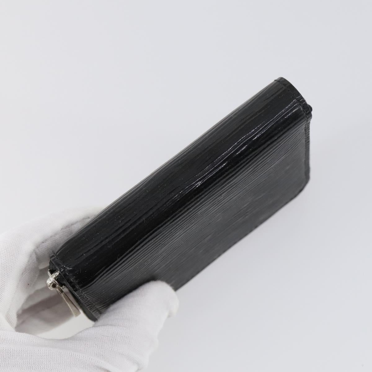 LOUIS VUITTON Monogram Epi Coin Purse 3 Set Blue Black LV Auth bs30196