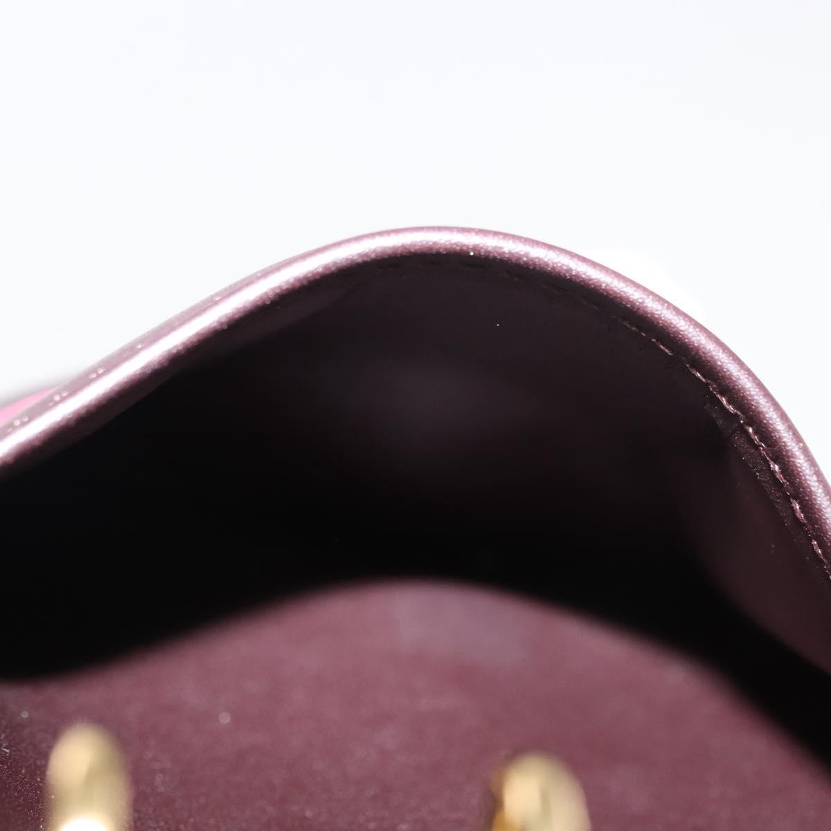 LOUIS VUITTON Monogram Vernis Mat Agenda PM Day Planner Cover 2Set Auth bs30197