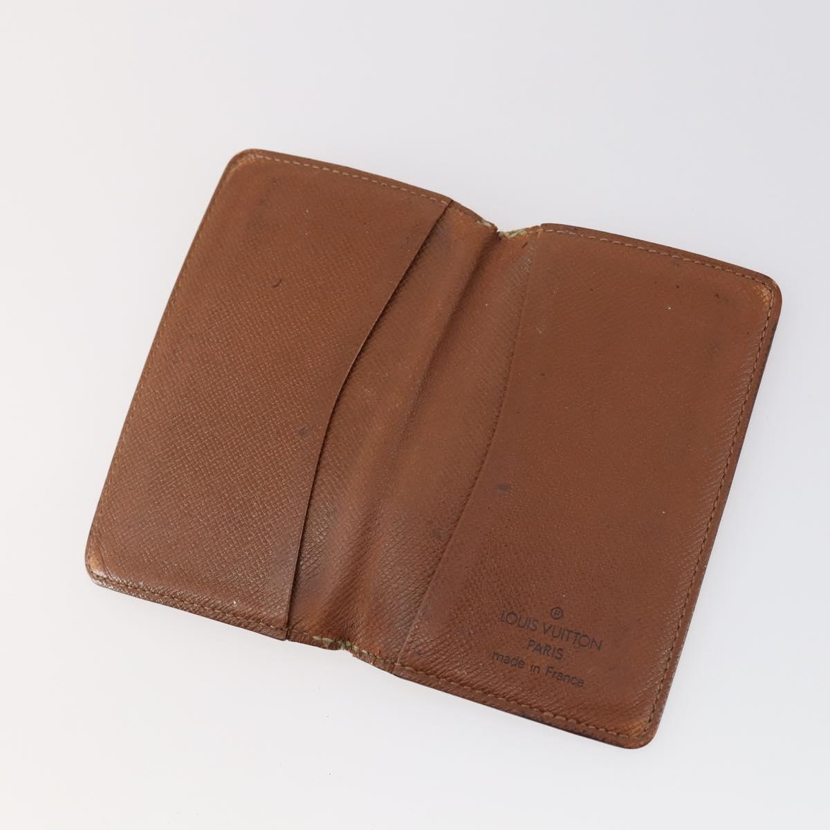 LOUIS VUITTON Monogram Taiga Card Case 5 Set Epicea LV Auth bs30198